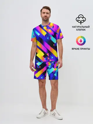 Мужской костюм с шортами / Rectangle