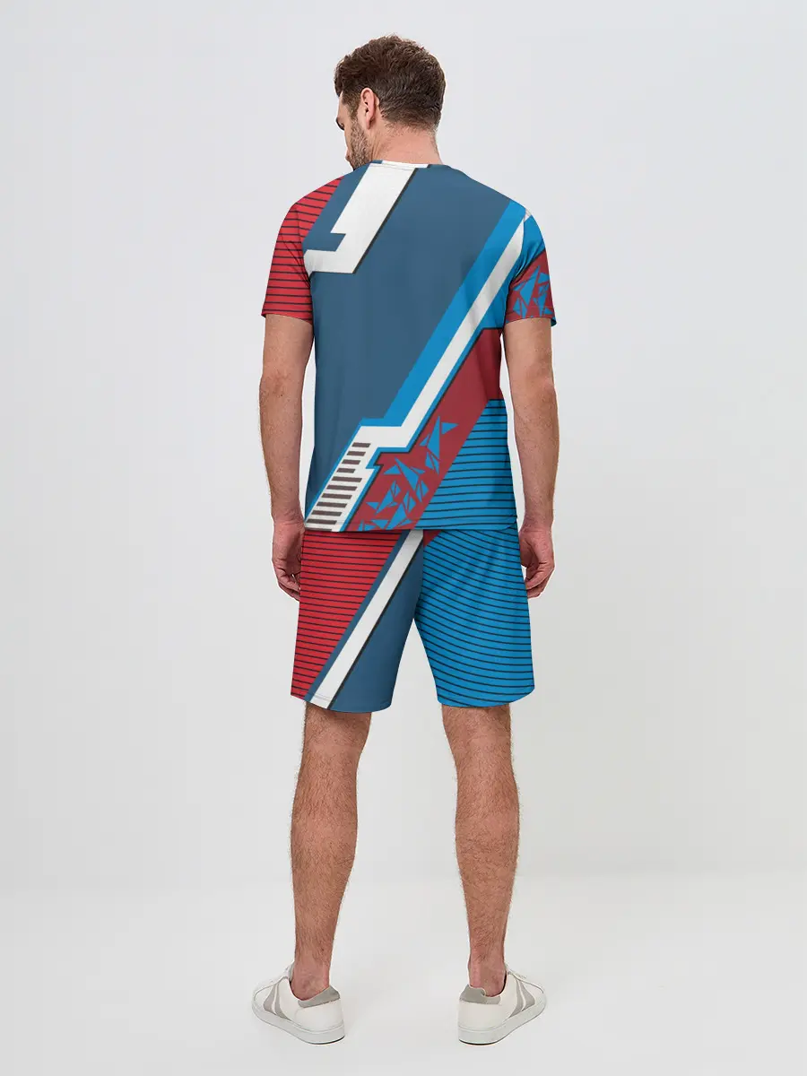 Мужской костюм с шортами / Cyborg logo