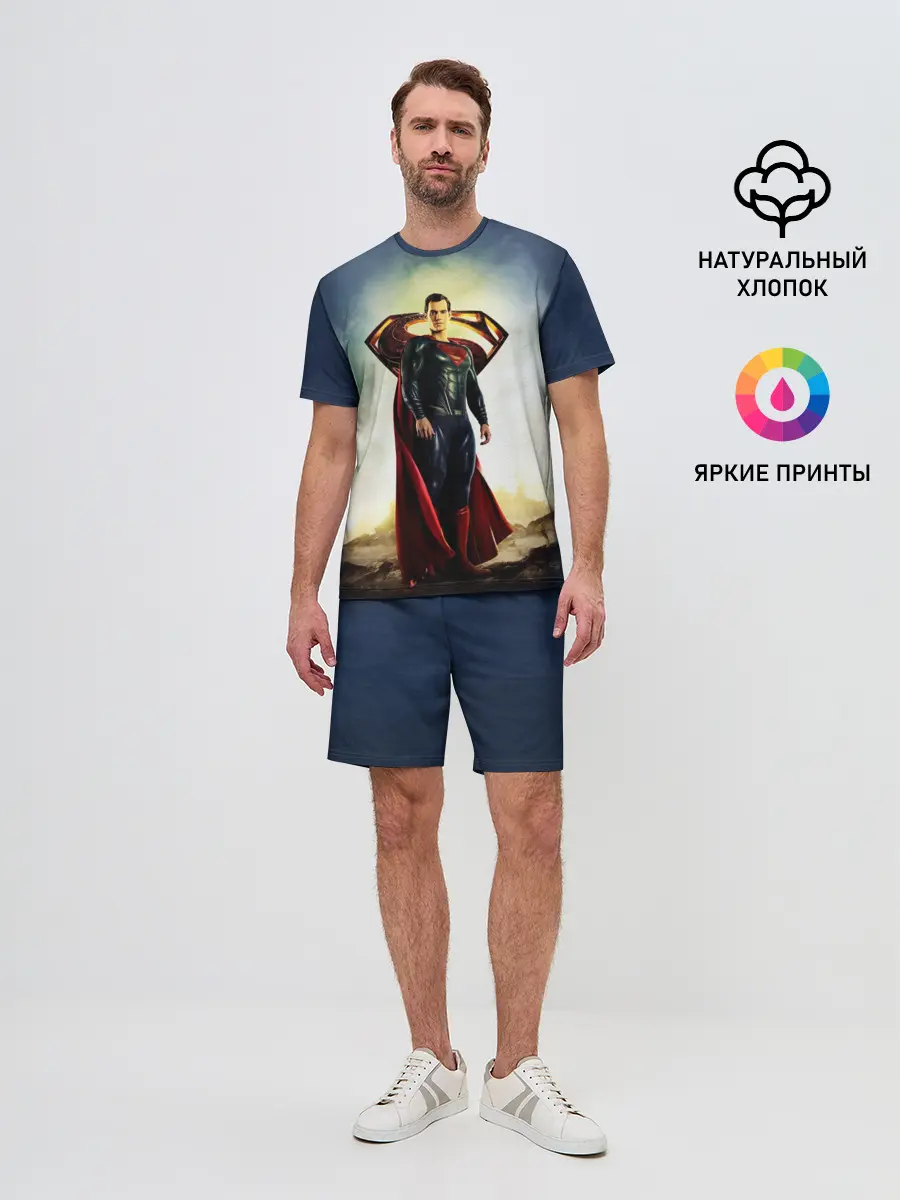 Мужской костюм с шортами / Superman