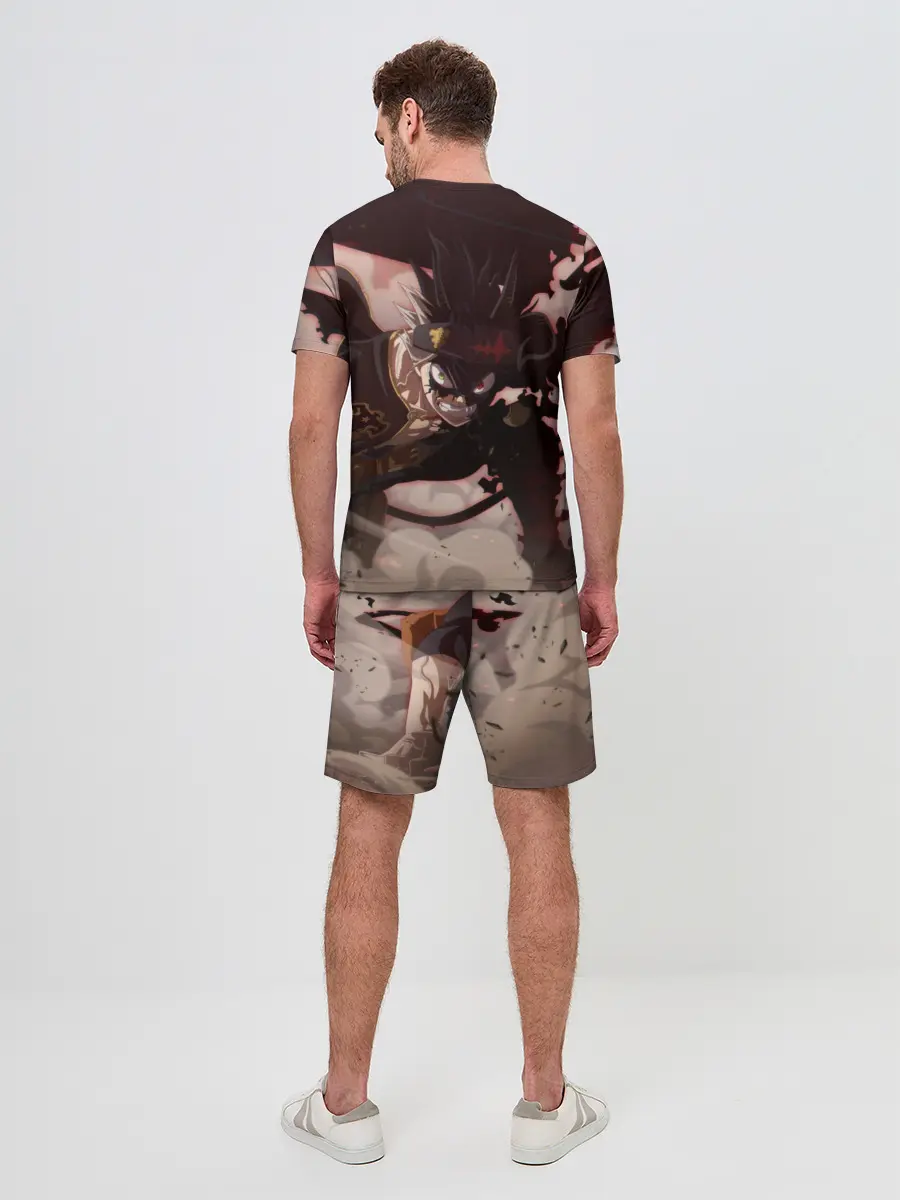 Мужской костюм с шортами / Астер в боевой позе