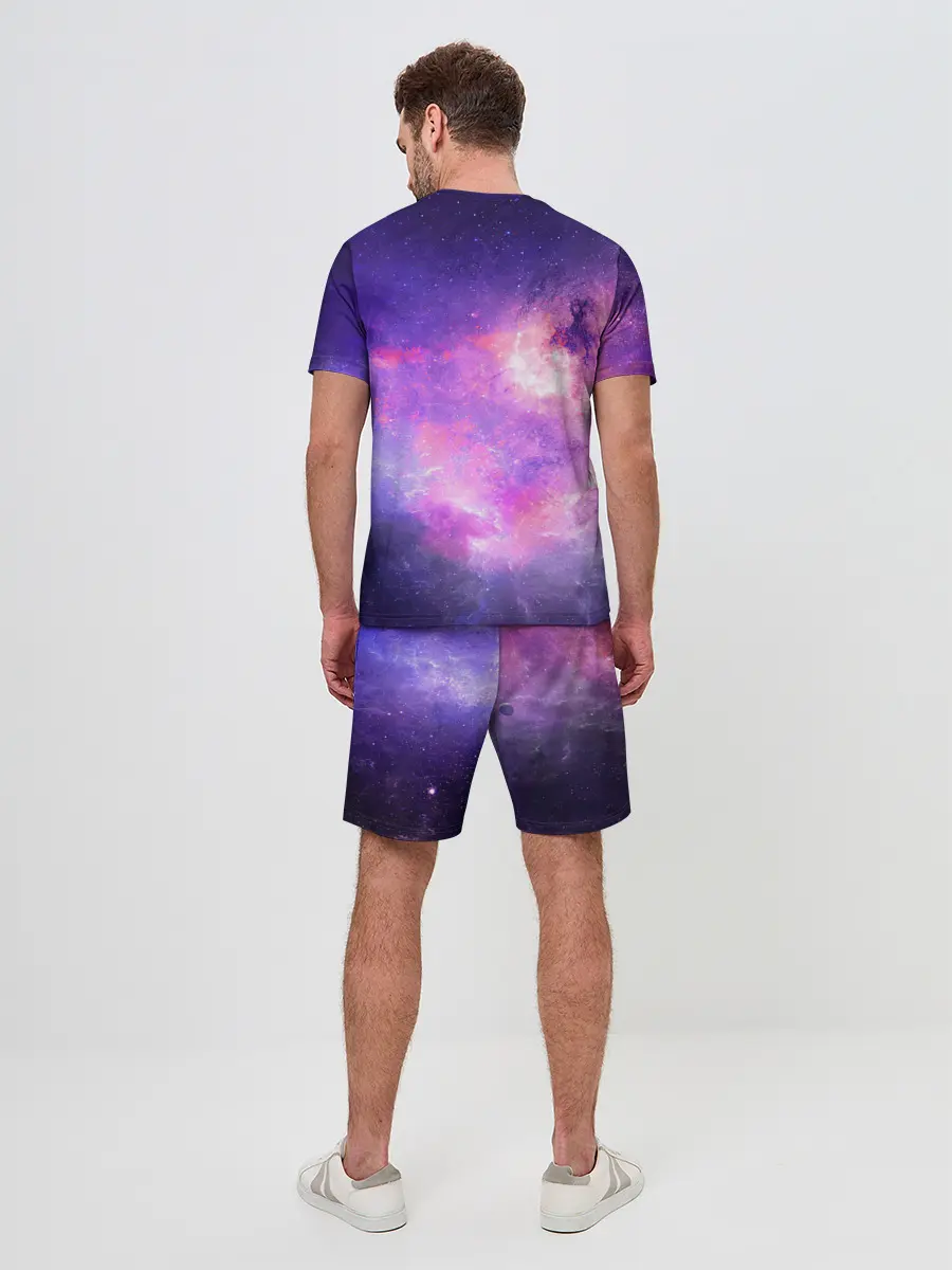 Мужской костюм с шортами / Космические дали