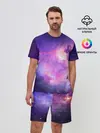 Мужской костюм с шортами / Космические дали