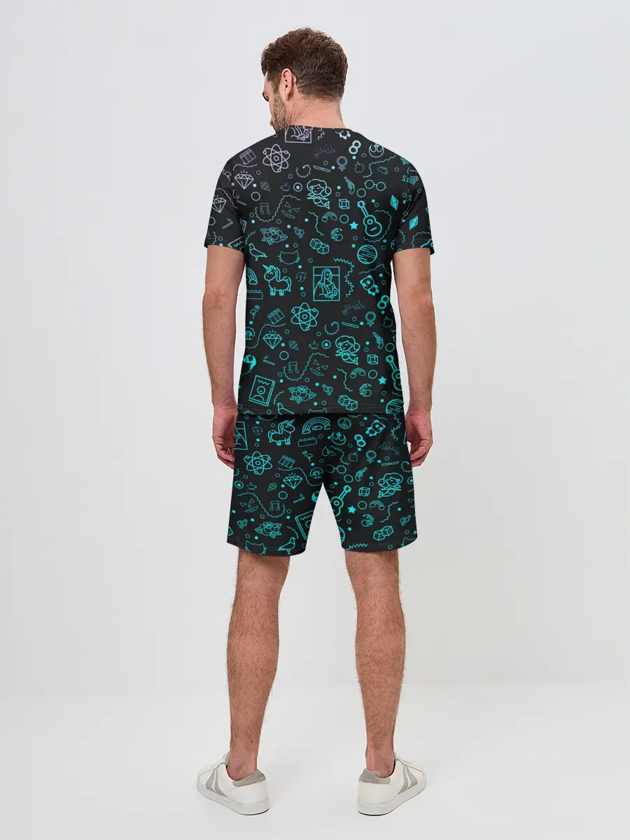 Мужской костюм с шортами / Наука