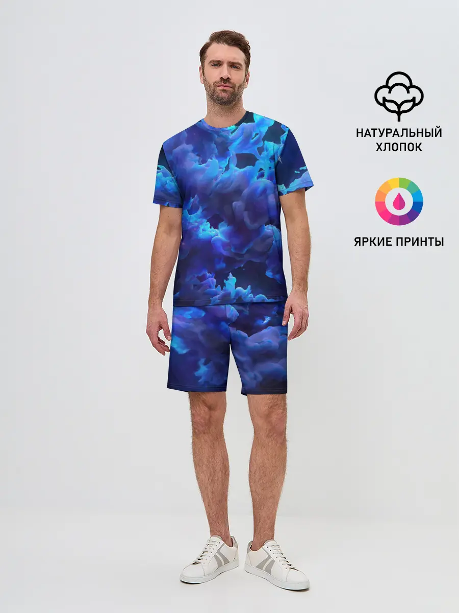 Мужской костюм с шортами / Vaporwave