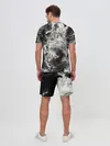 Мужской костюм с шортами / Мрамор