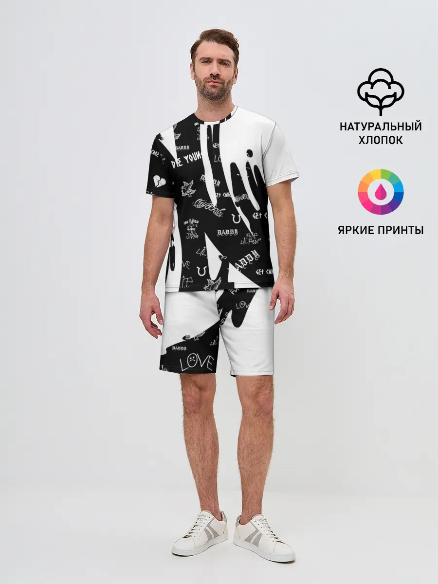 Мужской костюм с шортами / Lil Peep