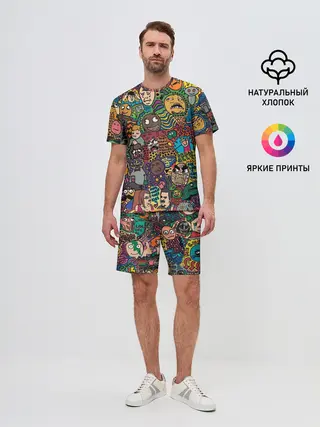 Мужской костюм с шортами / Цветные мемы из ВК