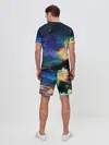 Мужской костюм с шортами / Космические краски