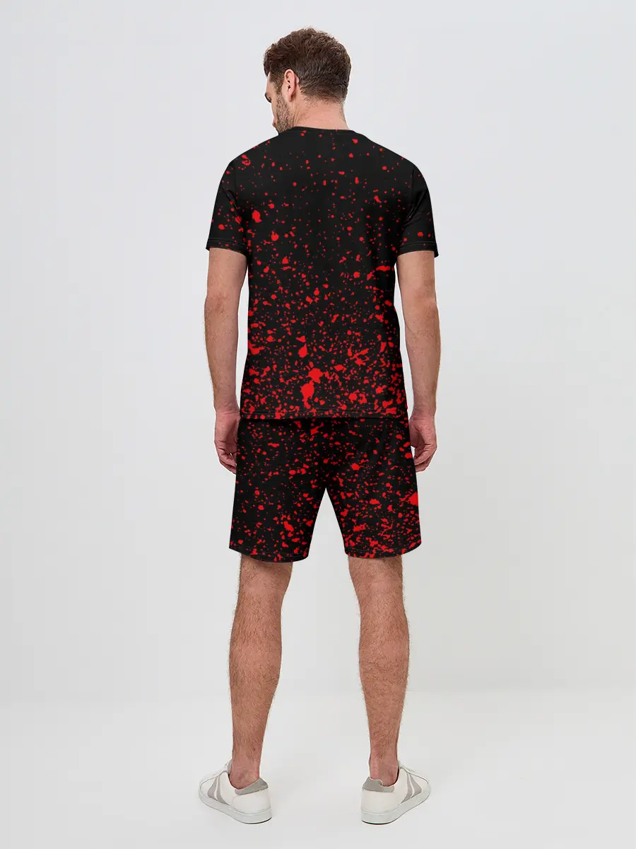 Мужской костюм с шортами / Peace Banksy