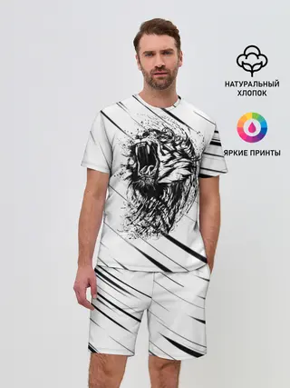 Мужской костюм с шортами / Тигр | Tiger