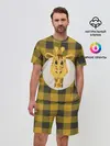 Мужской костюм с шортами / Жираф