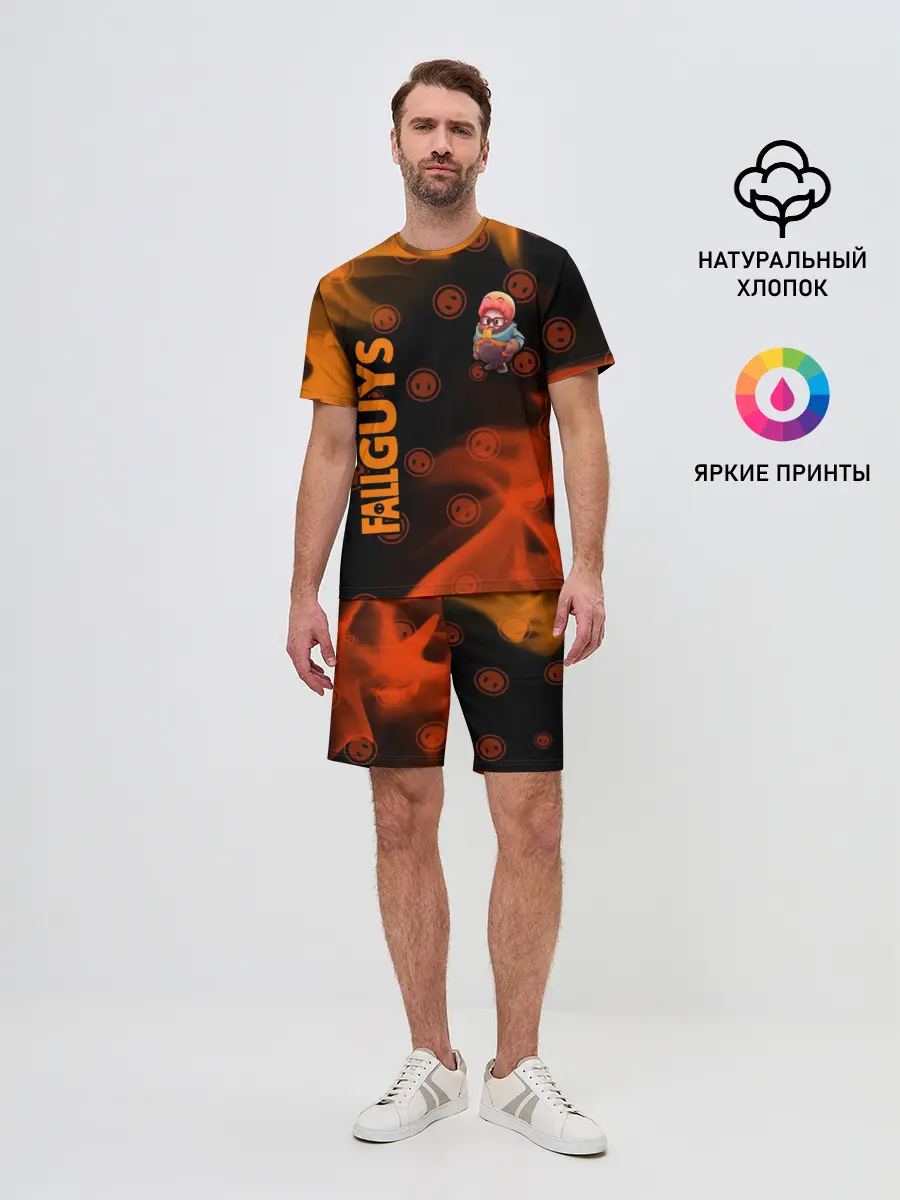 Мужской костюм с шортами / FALL GUYS HALF-LIFE / ФОЛ ГАЙС