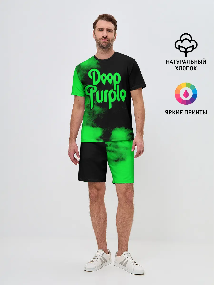 Мужской костюм с шортами / Deep Purple