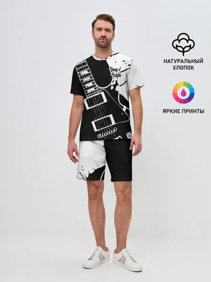 Мужской костюм с шортами / Deep Purple