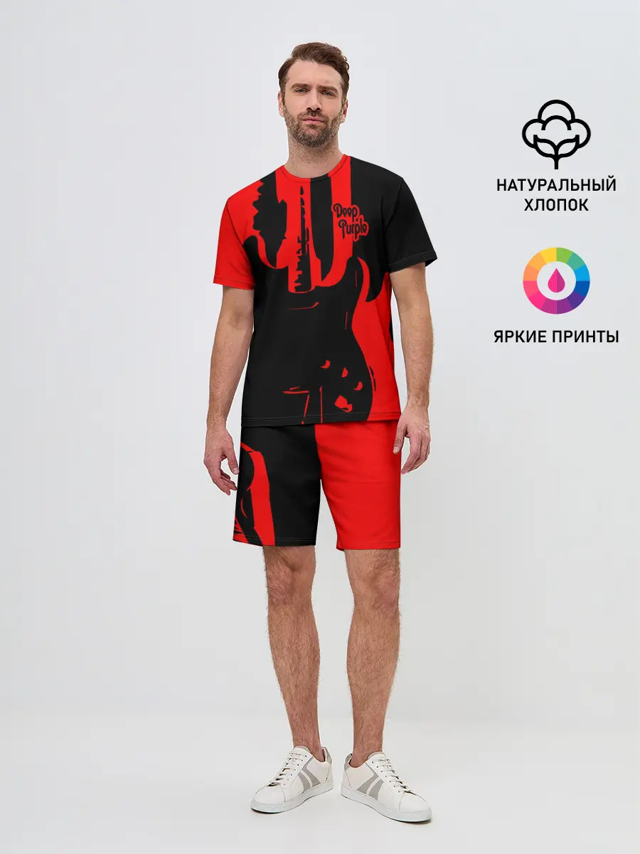 Мужской костюм с шортами / Deep Purple