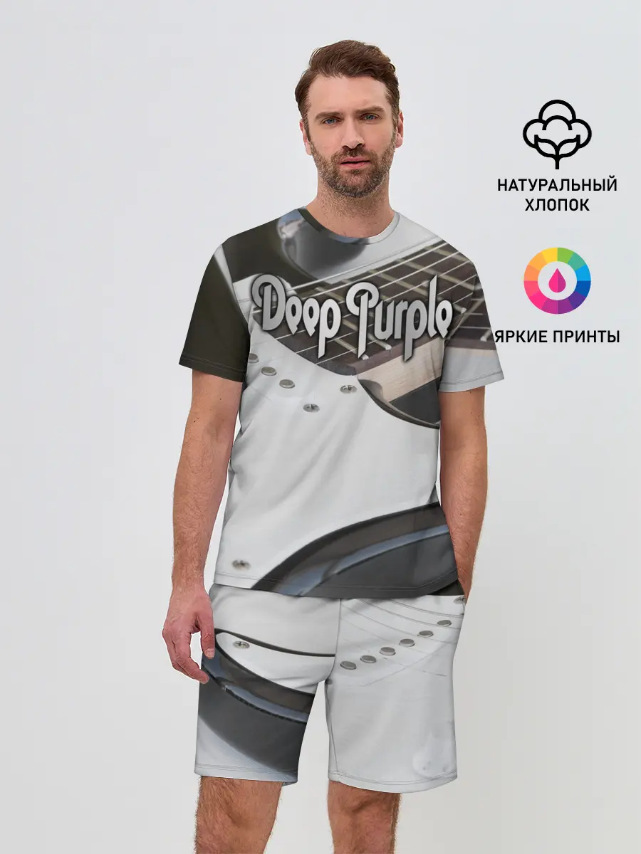 Мужской костюм с шортами / Deep Purple