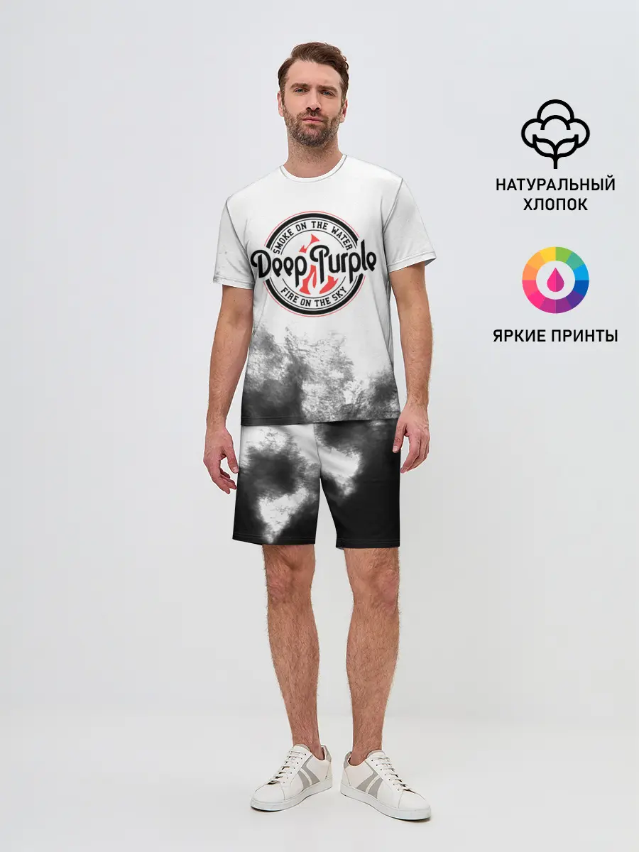 Мужской костюм с шортами / Deep Purple