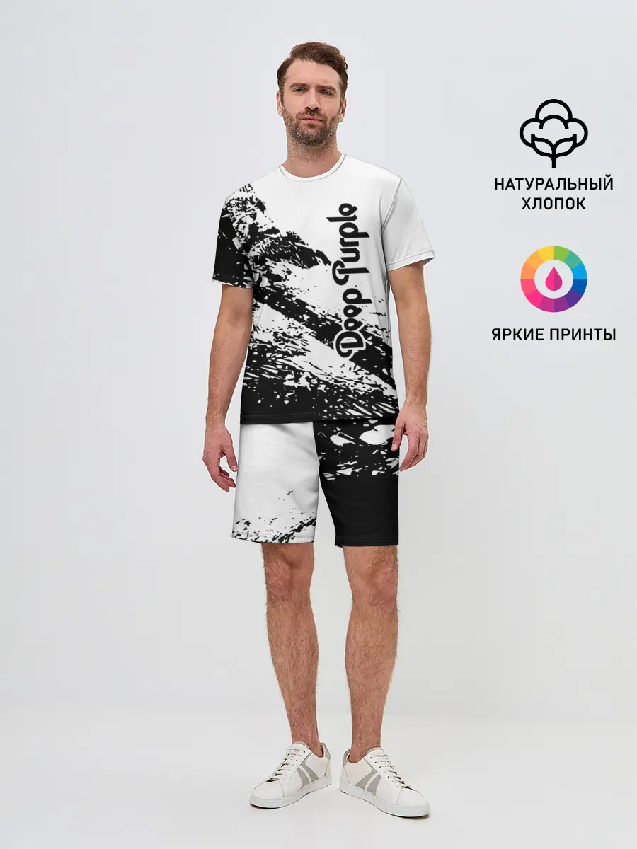 Мужской костюм с шортами / Deep Purple