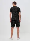 Мужской костюм с шортами / Абстракция Паутинная