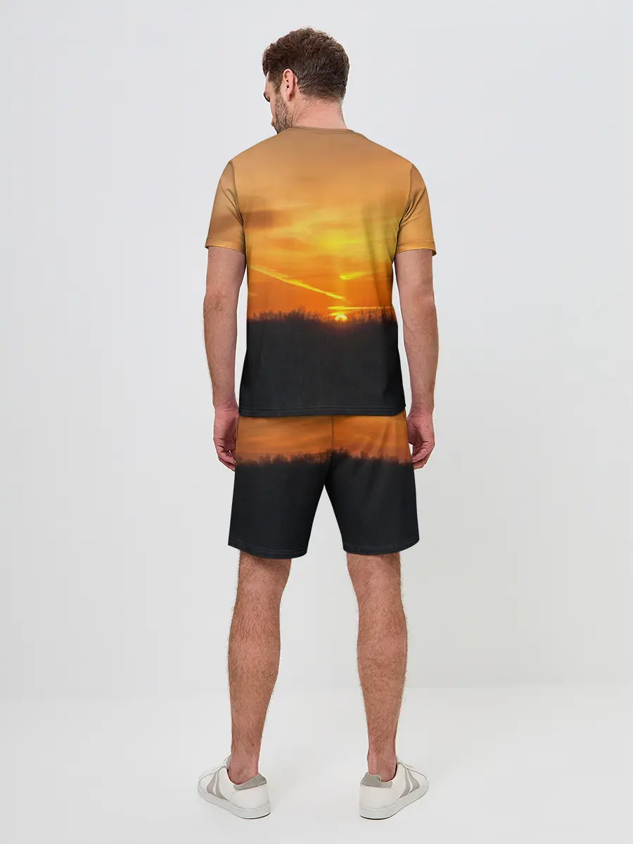 Мужской костюм с шортами / Закат