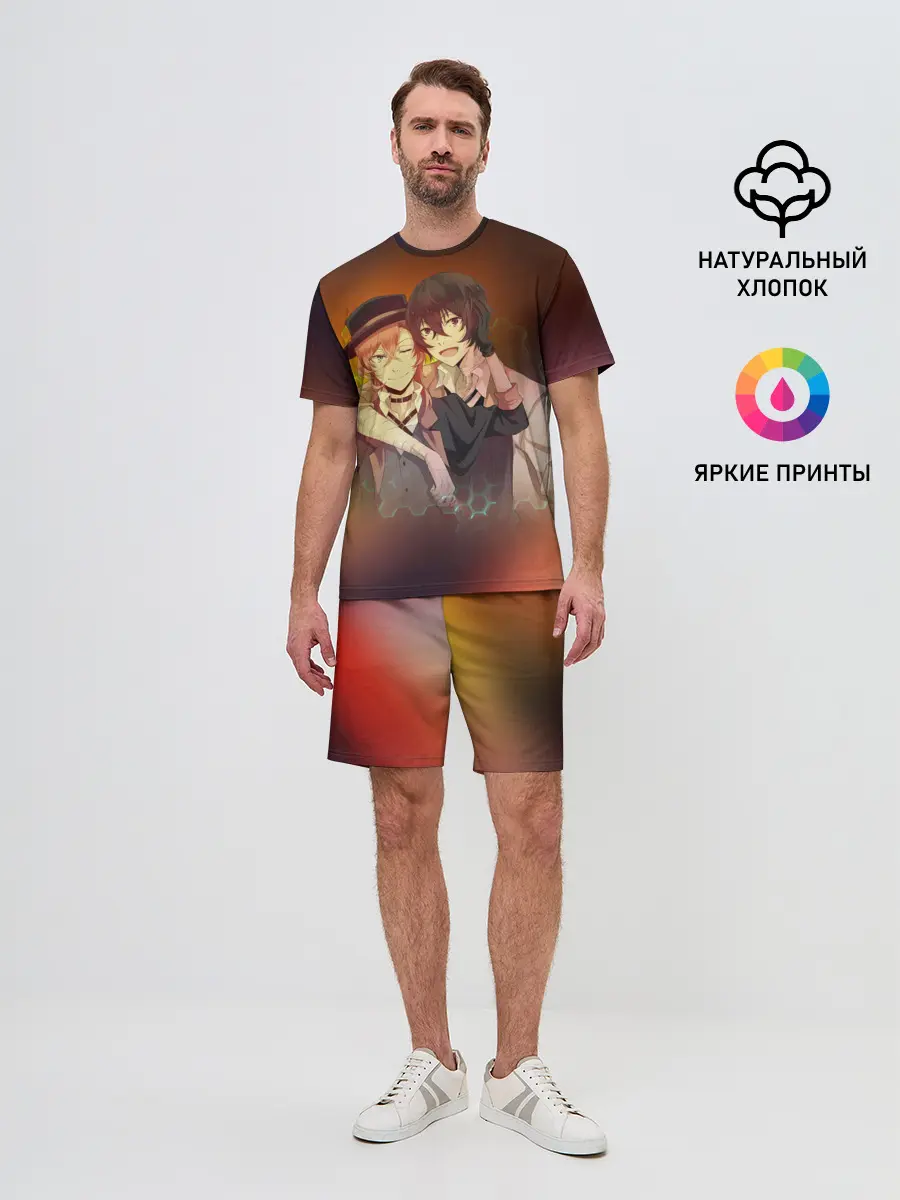 Мужской костюм с шортами / Дазай и Чуя