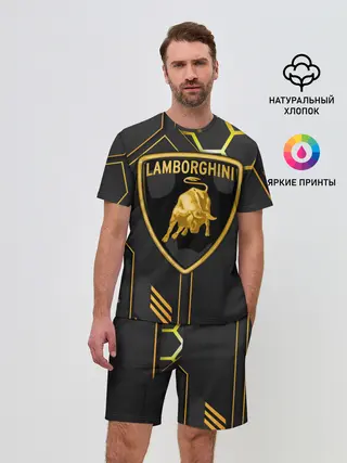Мужской костюм с шортами / Lamborghini
