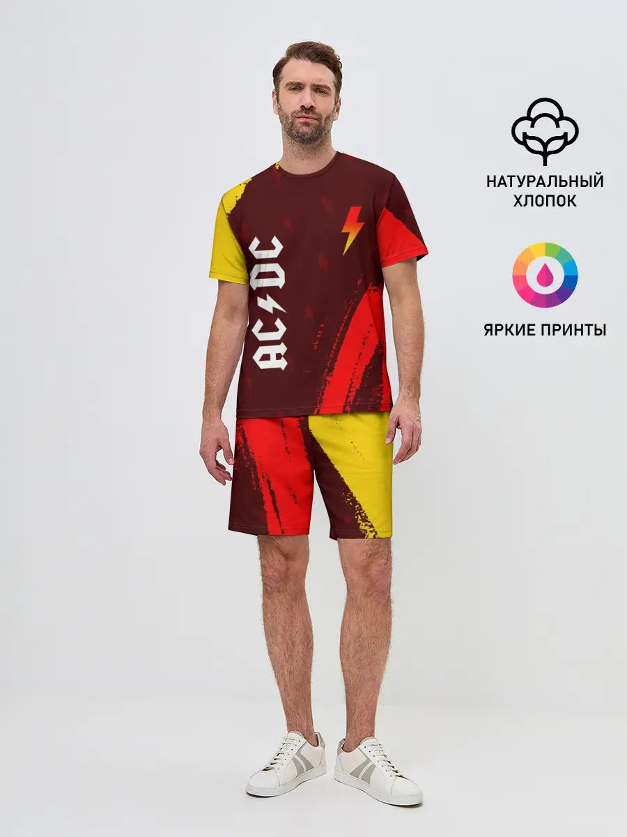 Мужской костюм с шортами / AC DС