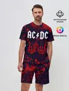 Мужской костюм с шортами / AC DС