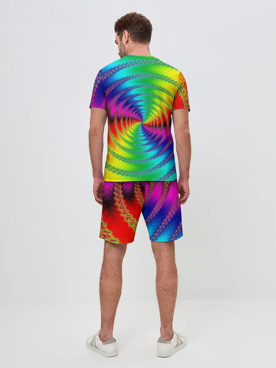 Мужской костюм с шортами / Цветной гипноз