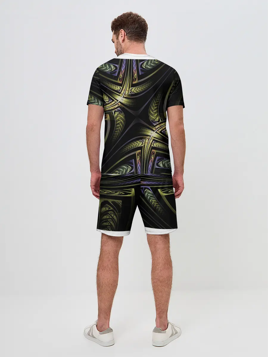 Мужской костюм с шортами / Абстракция