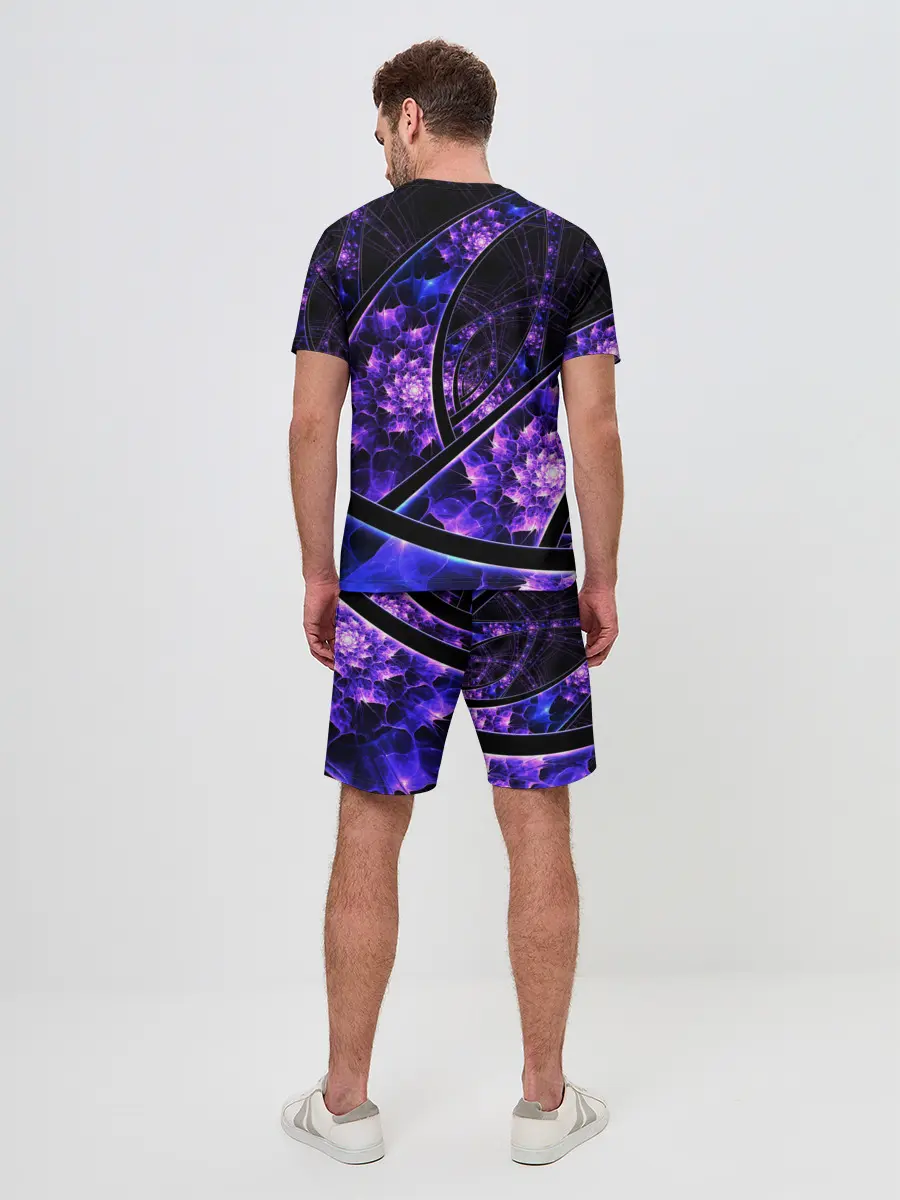 Мужской костюм с шортами / Фрактал линии