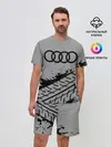 Мужской костюм с шортами / AUDI / АУДИ