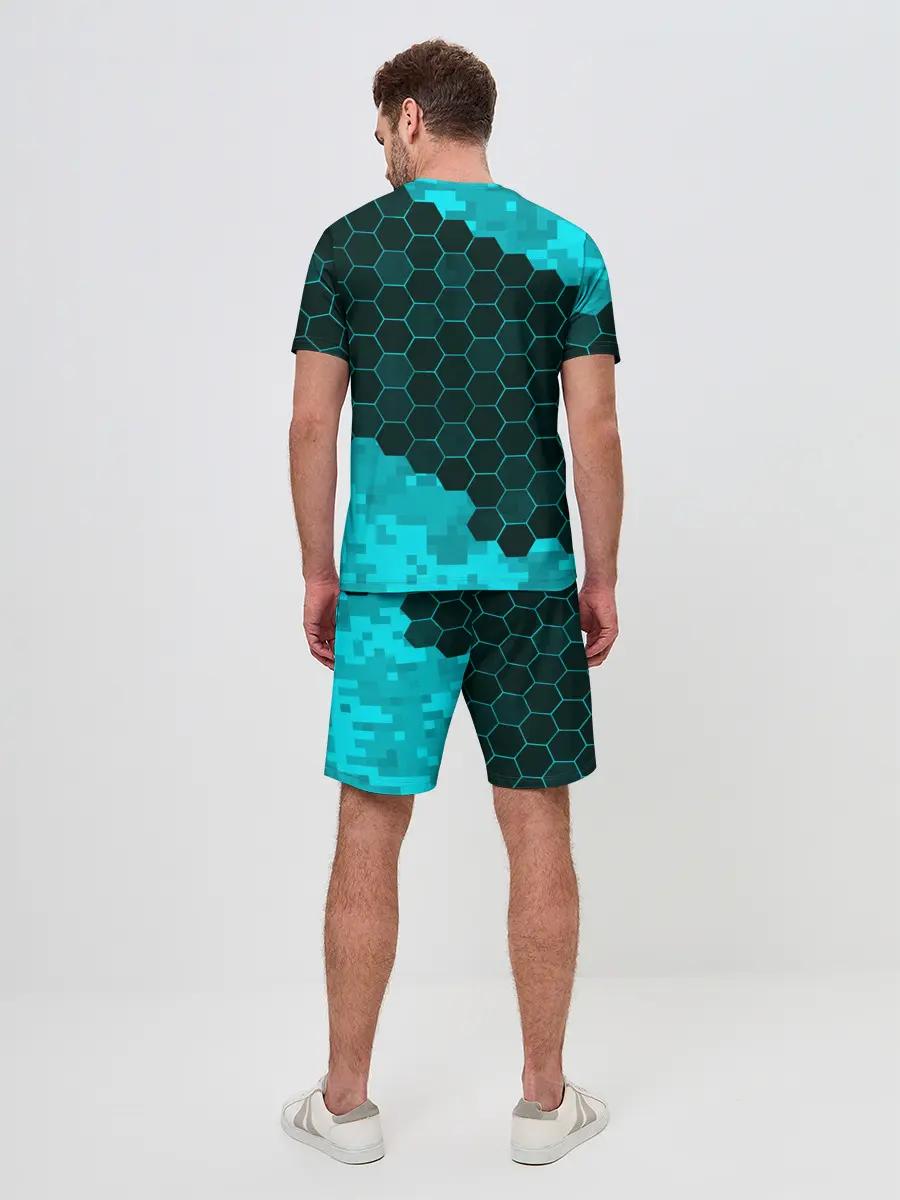 Мужской костюм с шортами / MINECRAFT / МАЙНКРАФТ