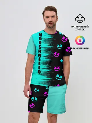 Мужской костюм с шортами / Marshmello