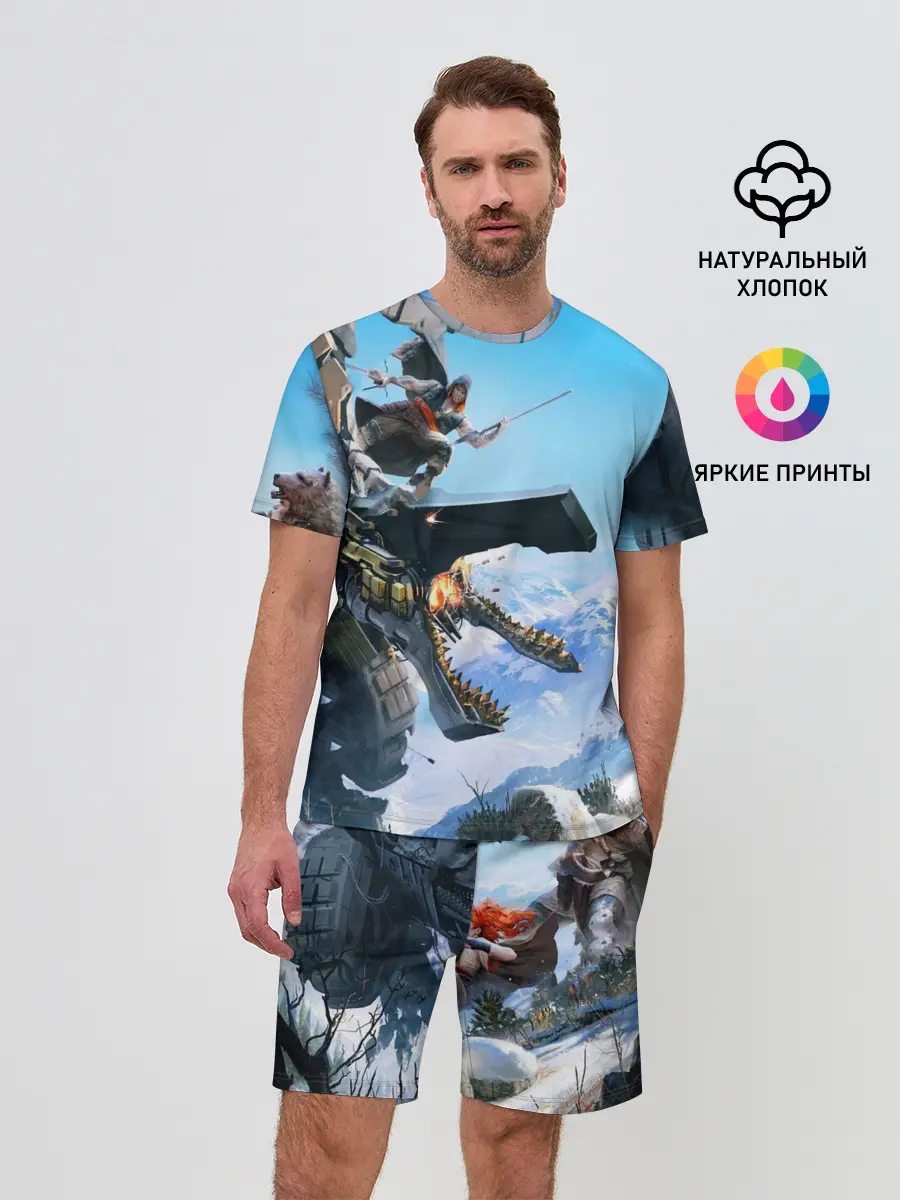 Мужской костюм с шортами / Horizon Zero Dawn