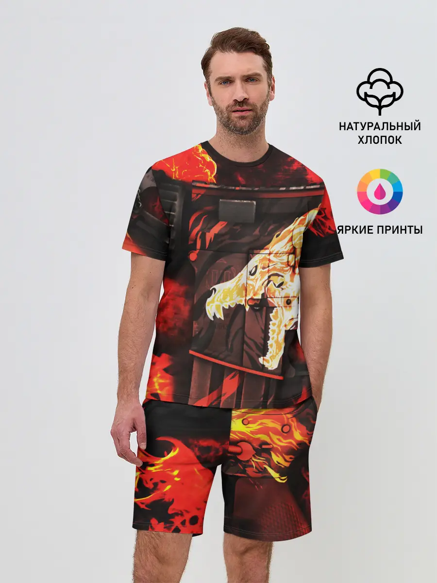 Мужской костюм с шортами / CS GO HOWL / ВОЙ