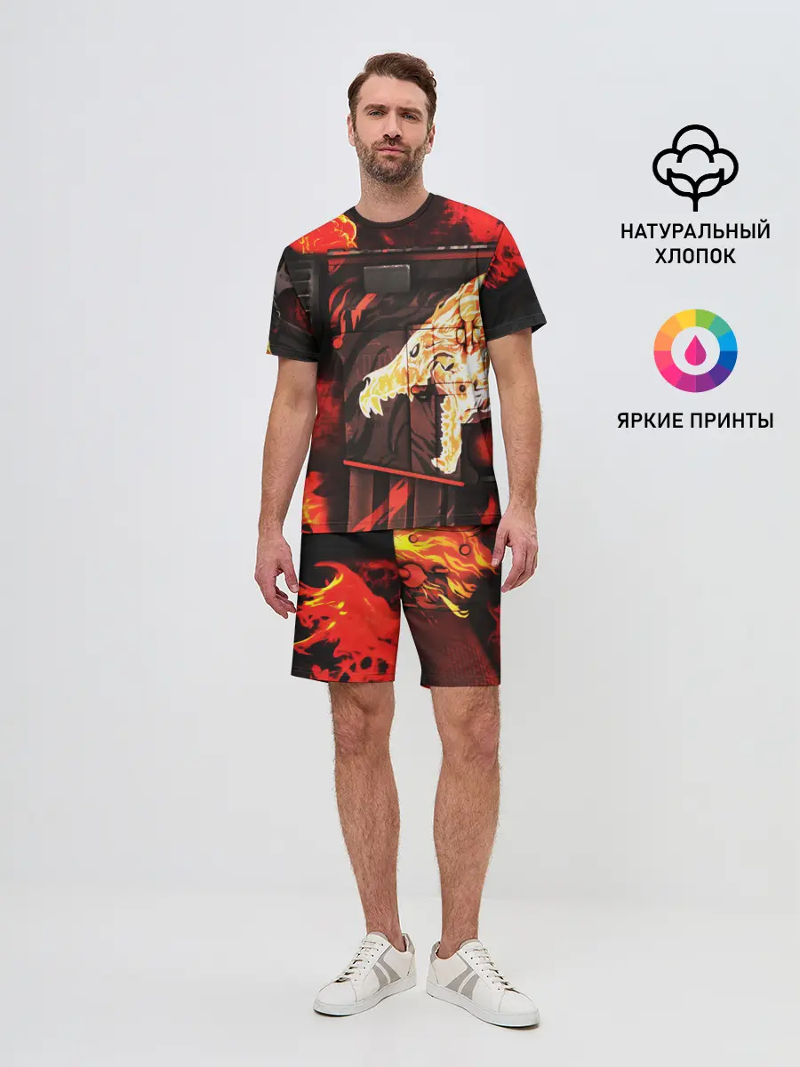 Мужской костюм с шортами / CS GO HOWL / ВОЙ