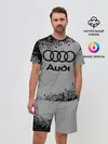 Мужской костюм с шортами / AUDI / АУДИ