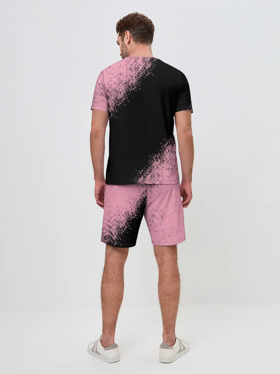 Мужской костюм с шортами / Авокадо