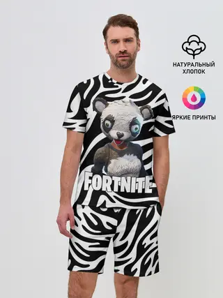 Мужской костюм с шортами / Fortnite | Panda