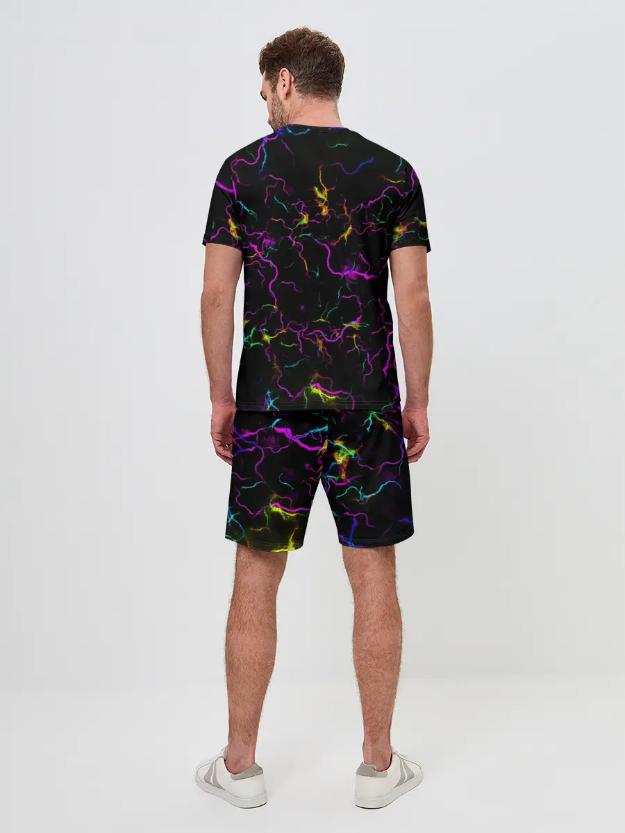 Мужской костюм с шортами / Fortnite | Молнии