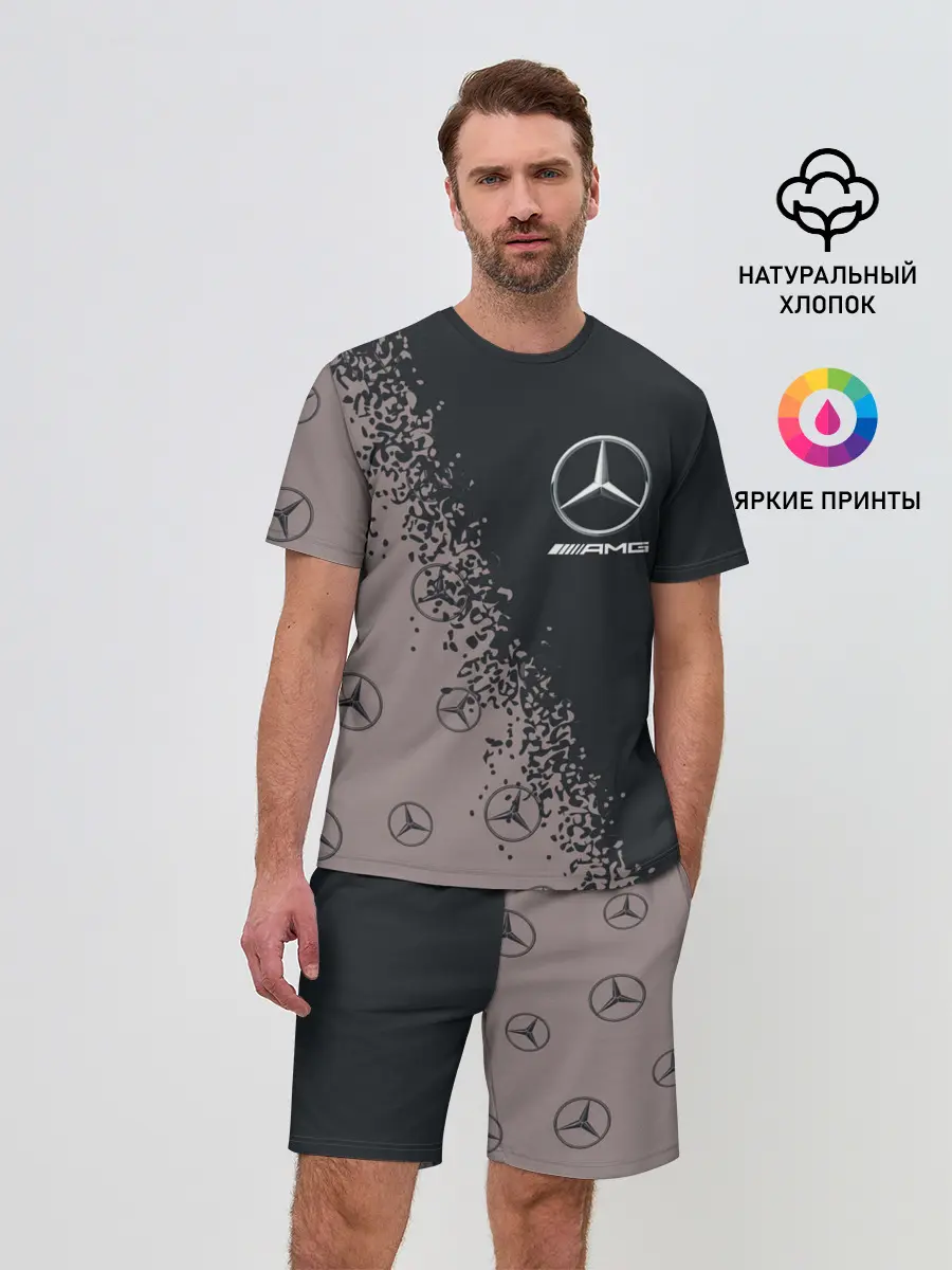 Мужской костюм с шортами / MERCEDES / МЕРСЕДЕС