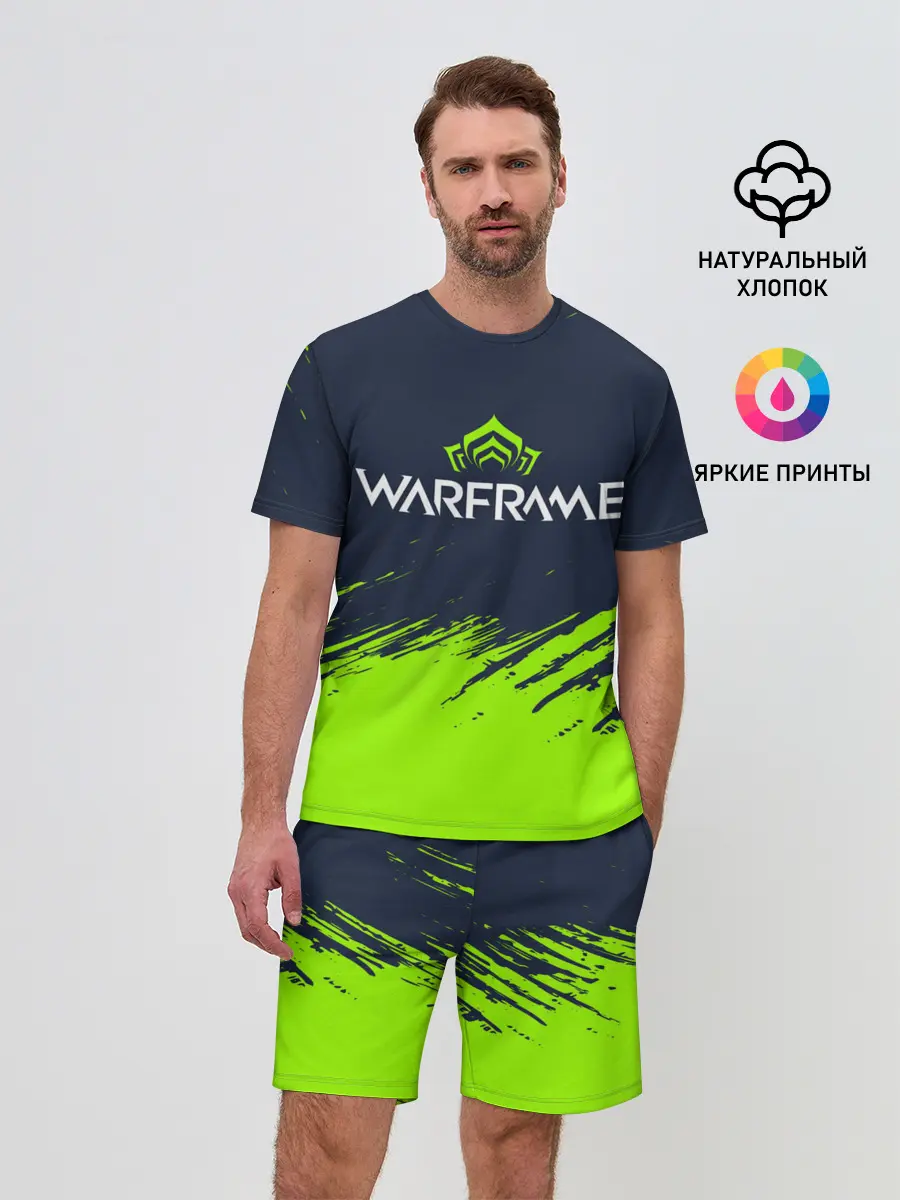 Мужской костюм с шортами / WARFRAME / ВАРФРЕЙМ