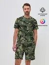 Мужской костюм с шортами / Камуфляж