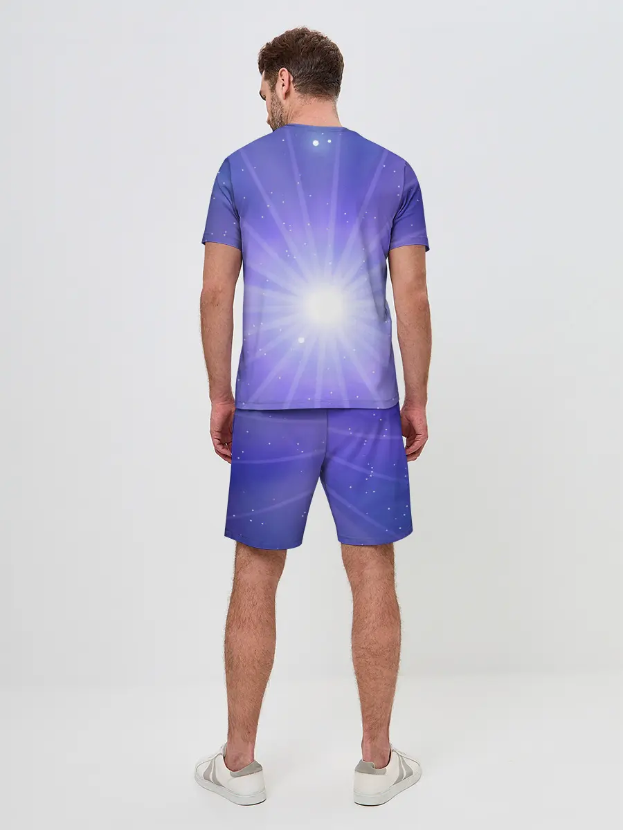Мужской костюм с шортами / Космос