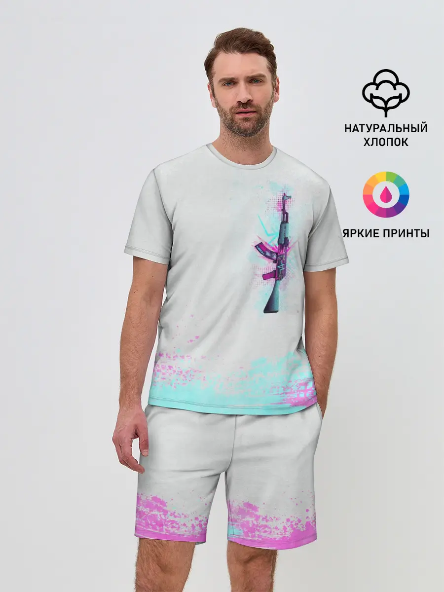 Мужской костюм с шортами / Countre Strike weapon