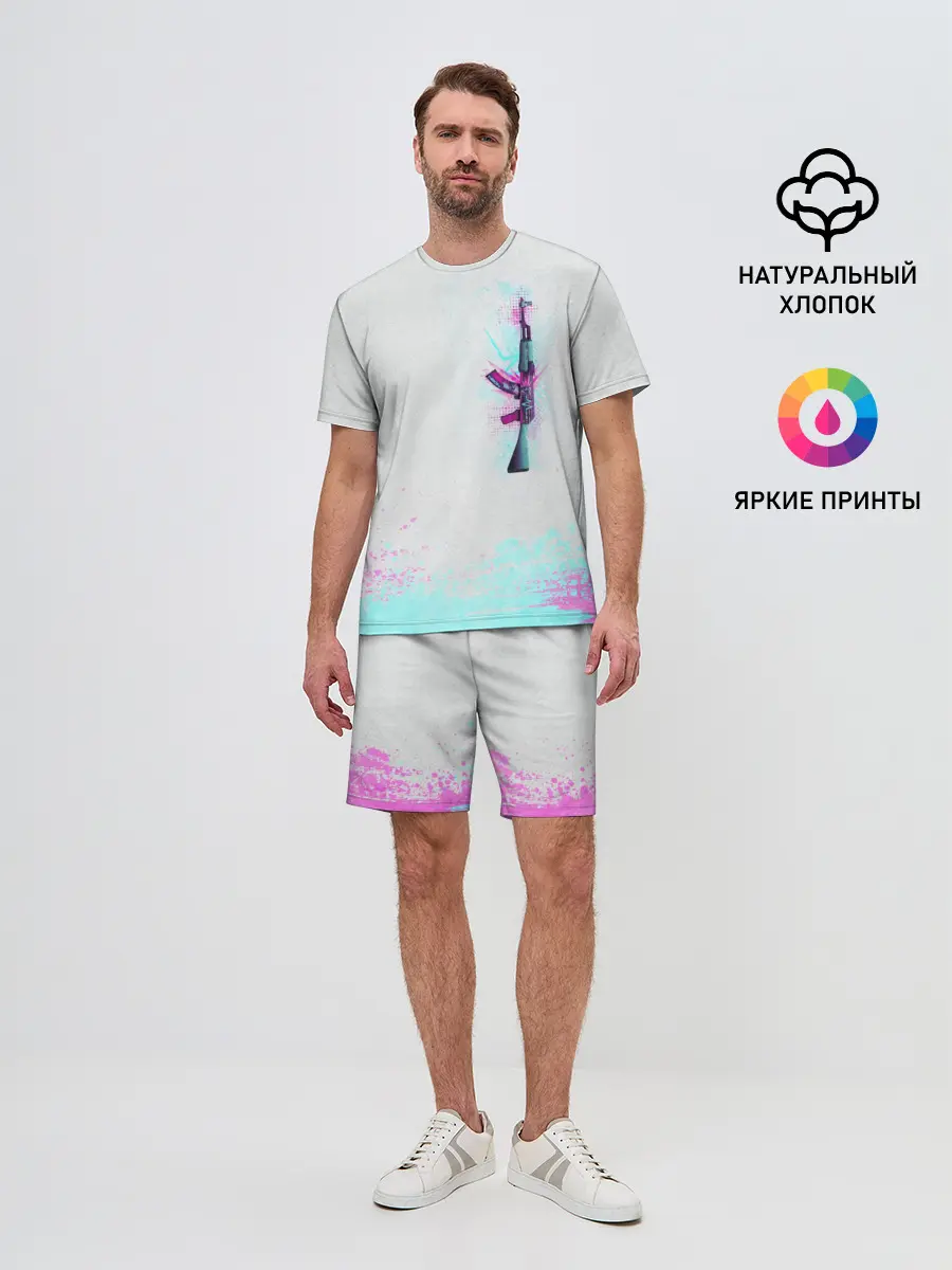 Мужской костюм с шортами / Countre Strike weapon