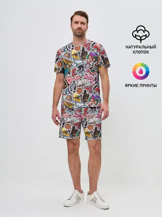 Мужской костюм с шортами / MIX