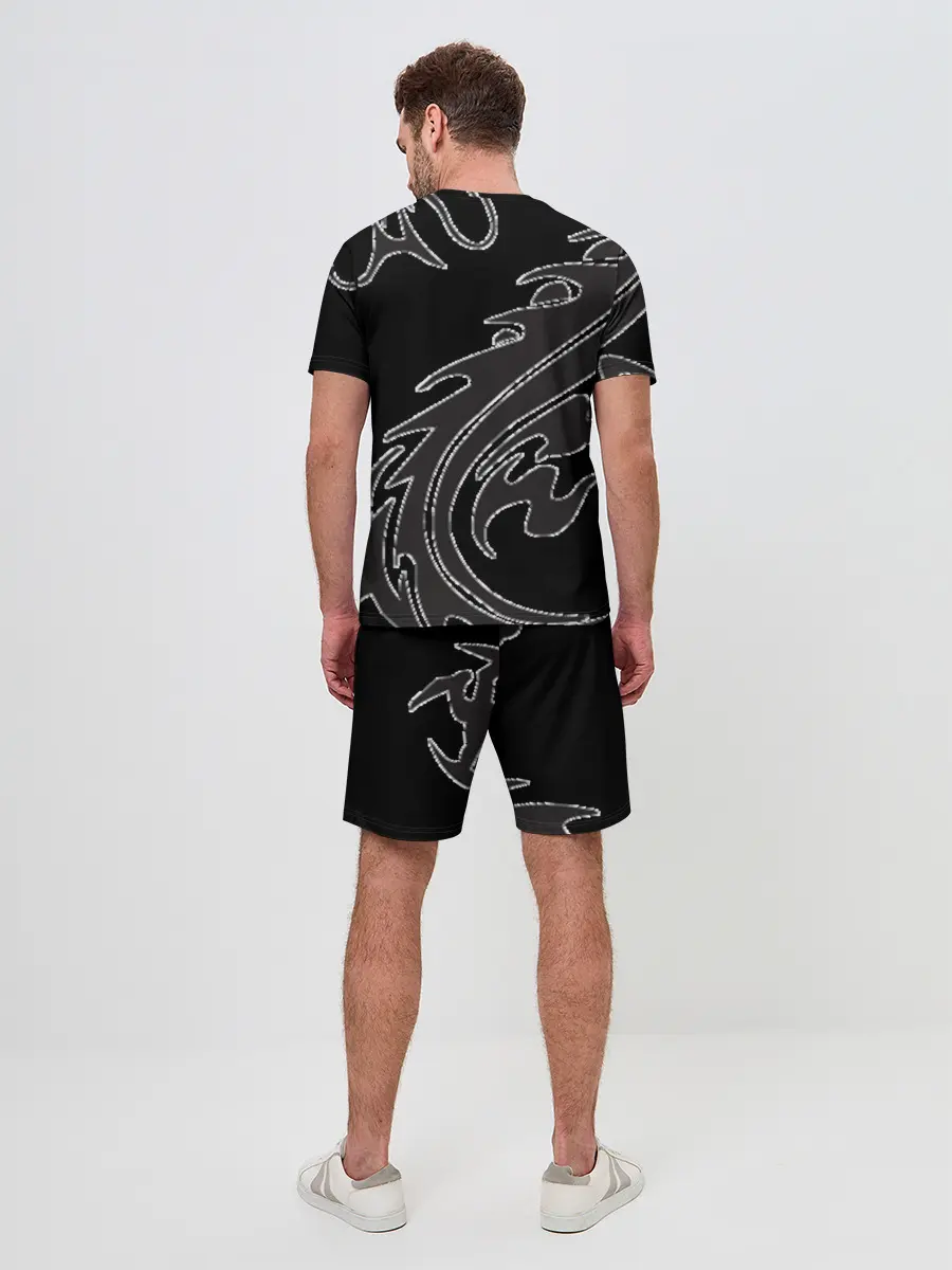 Мужской костюм с шортами / Драконы