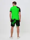 Мужской костюм с шортами / Джоджо герои зеленый дым